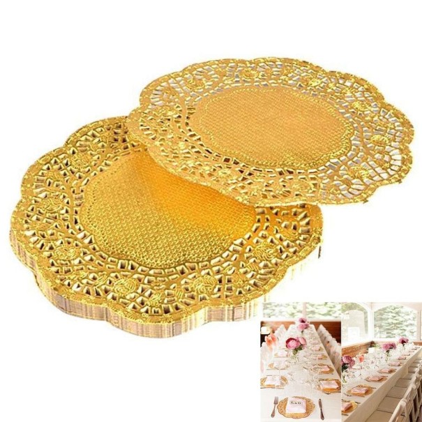 Kantpapier placemats 100 stuks