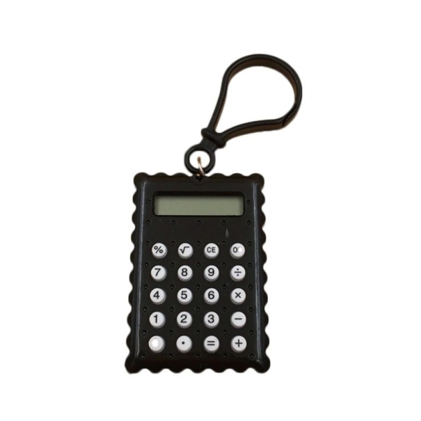 Kapesní kalkulačka s poutkem černá