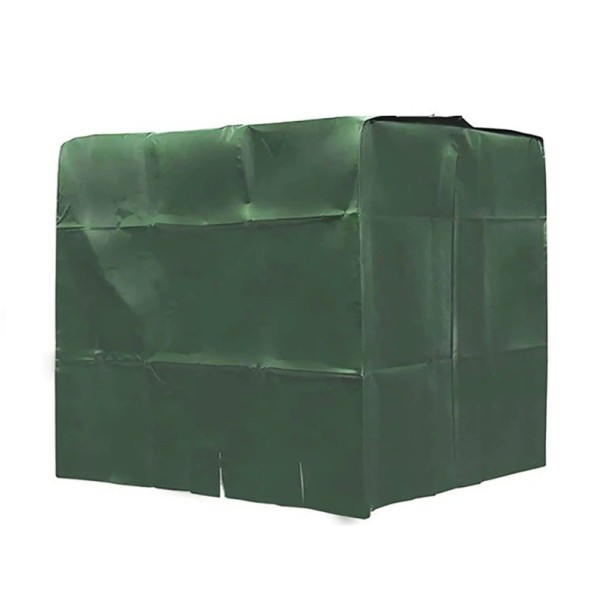 Kapot op IBC tank 1000 l Oxford stof Waterdichte beschermhoes voor regenwatercontainer Stof- en UV-beschermfolie groen