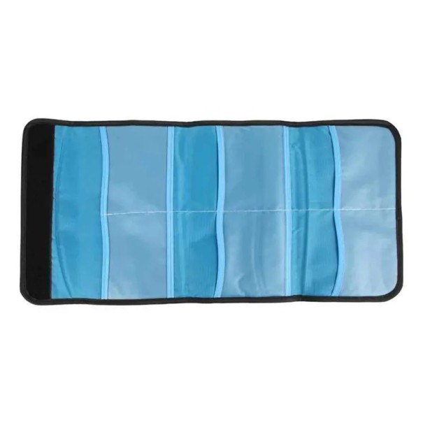 Kapsička na filtre objektívu 59 x 33 cm pre priemery 25–82 mm 6 vreciek Veľké ochranné puzdro pre fotografov modrá