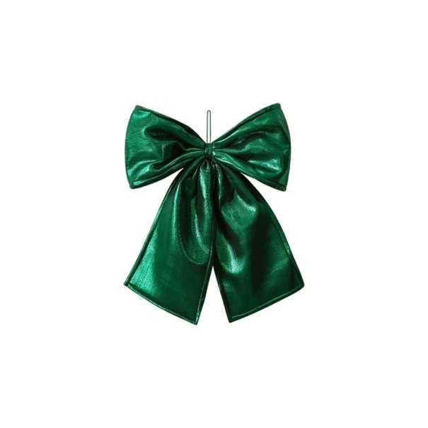 Karácsonyi díszítő masni 30 x 35 cm Díszítő masni ajtókra és belső térbe Ünnepi karácsonyi kiegészítő az otthon téli díszítéséhez zöld