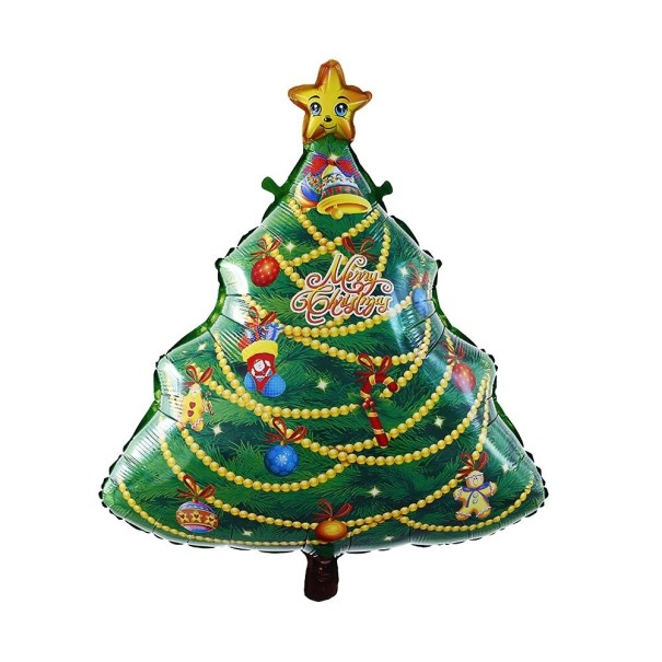 Karácsonyi fólia léggömb karácsonyfa 1