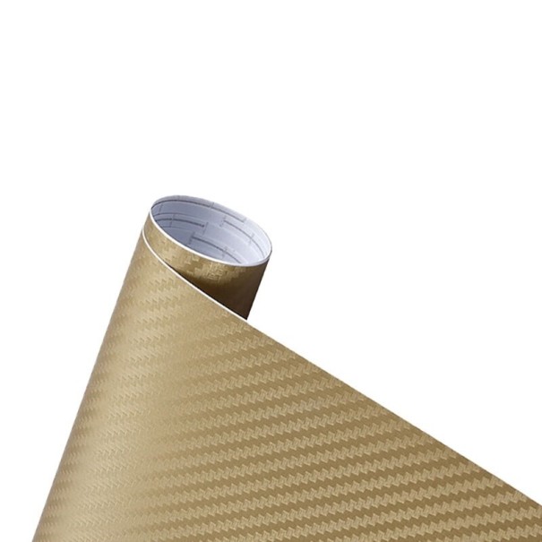 Karbónová fólia na autá zlatá