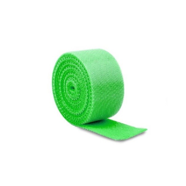 Kardborreband 1 m grön