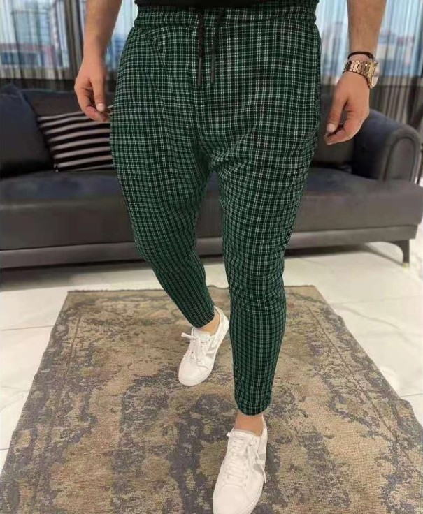 Karierte Herrenhose F1386 XXS 4