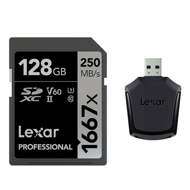 Κάρτα μνήμης SDXC με USB αναγνώστη καρτών 3.0 128GB