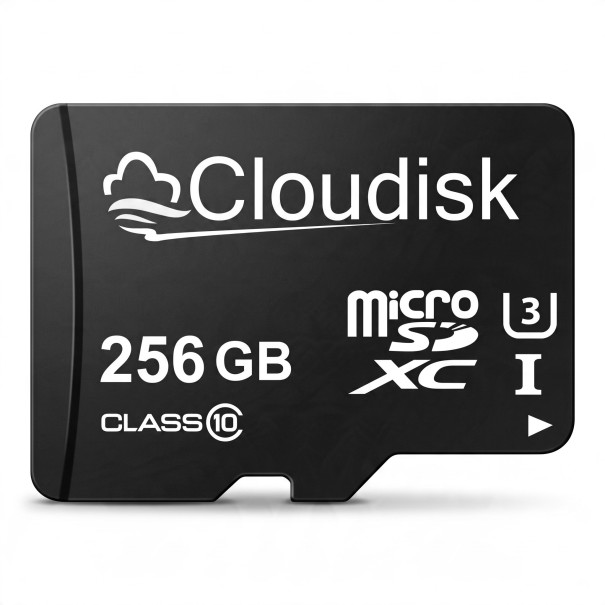 Karta pamięci Micro SD Cloudisk 256 GB MicroSDXC Klasa 10 U3 UHS-I Czarna Do telefonu i tabletu Do aparatu fotograficznego i kamery samochodowej 1