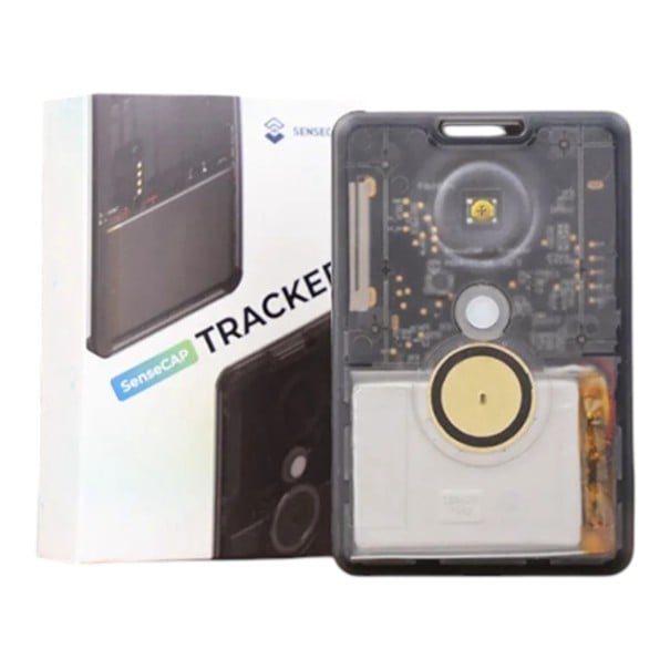 Kartový GPS tracker s dosahem až 5 km a senzory, 85 × 55 × 6,5 mm, LoRa mesh a Bluetooth, IP65, černý, pro turistiku a sledování majetku 1