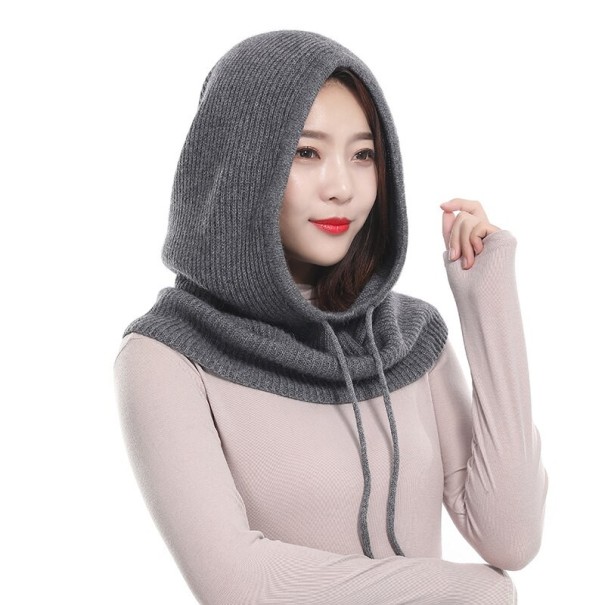 Kashmir balaclava grå