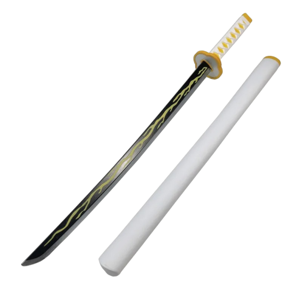 Katana mit Scheide Nachbildung Zenitsu Agatsuma 80 cm 1