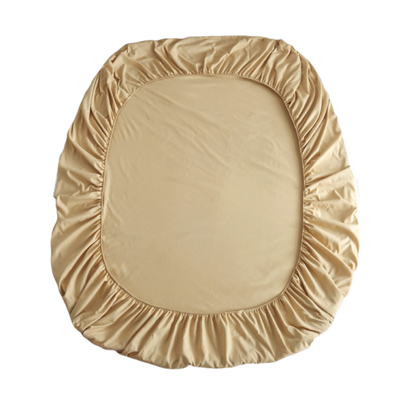 Katoenen laken 180 x 200 cm geel