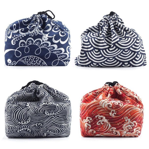 Katoenen lunchbox tas