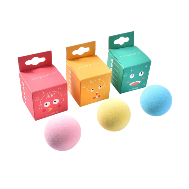 Katten speelgoed diameter 50 mm Geluidsbal die dierengeluiden uitzendt Leuk speeltje voor katten Stimulerend speeltje voor katten van alle leeftijden