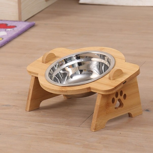 Kattenvoerbakken met standaard C831 zilver S
