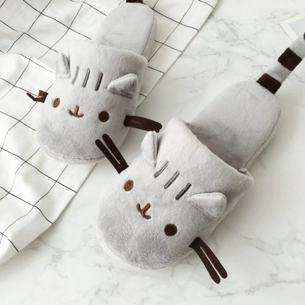 Kattformade tofflor för kvinnor 41