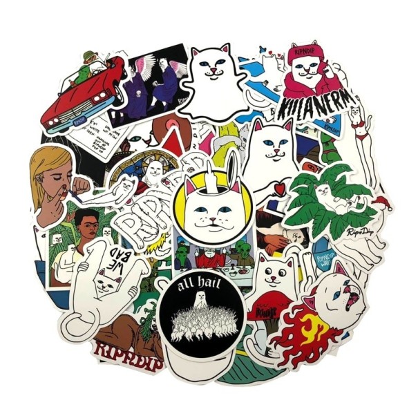 Kattklistermärken 50 st E113 1