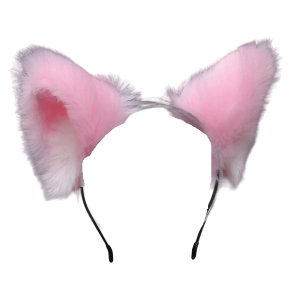 Kattöron på pannband Plysch kattöron på pannband Cosplay-tillbehör Tjejpannband till Halloween 5