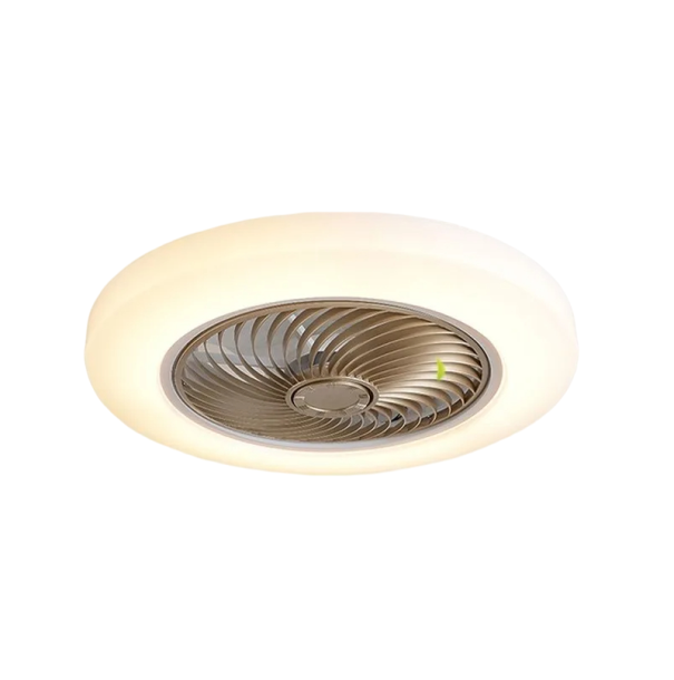 Kattotuuletin Kattotuuletin LED-valolla ja sovellusohjauksella 220 V 52 x 20 cm kultainen