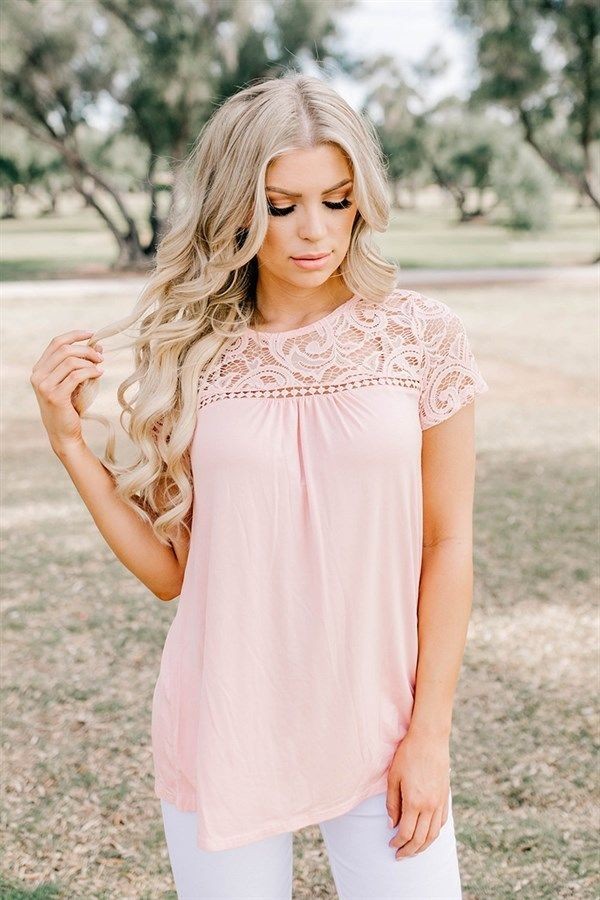 Katy blondebluse rosa M