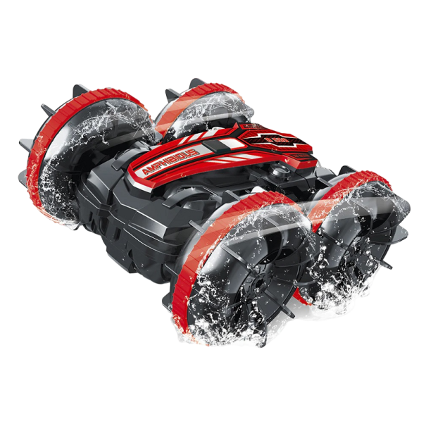 Kauko-ohjattava maastoauto 15,4 cm punainen