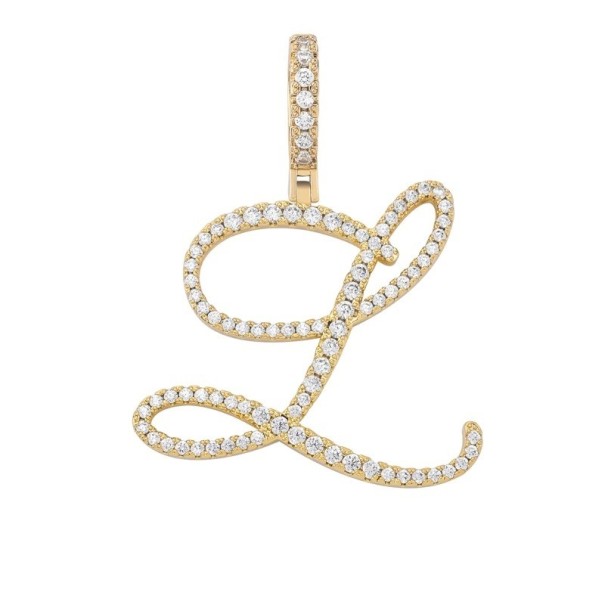 Kaulakoru kirjaimella D194 hopeinen L