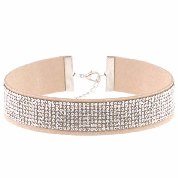 Kaulanauha kivillä J3495 beige