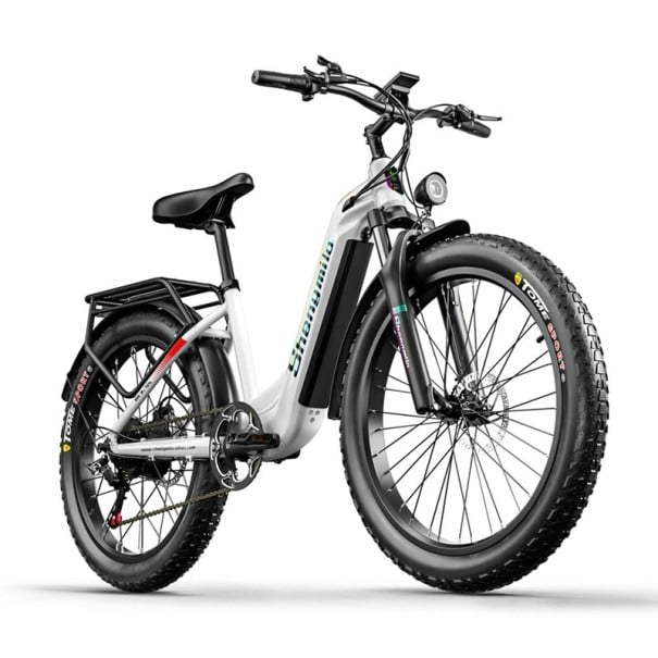 Kaupunkikäyttöön tarkoitettu taittuva sähköpyörä aikuisille 1000 W 48 V 17,5 Ah 42 km/h Hydrauliset jarrut 7 vaihdetta 3,5 tuuman LED-näyttö Kompakti 1