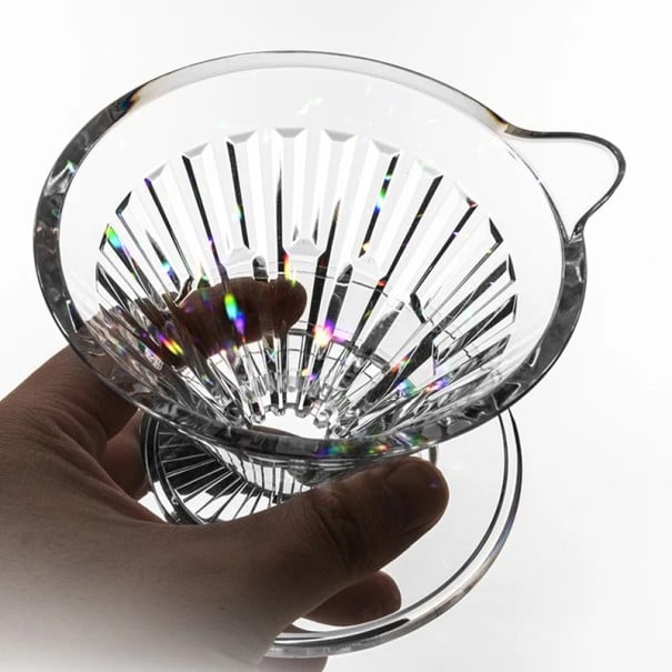 Kávový překapávač na 2–4 šálky plast transparentní ruční příprava kávy pour over filtr pro domácí použití 1