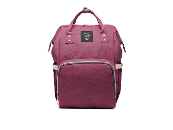 Käytännöllinen hoitoreppu fuksia