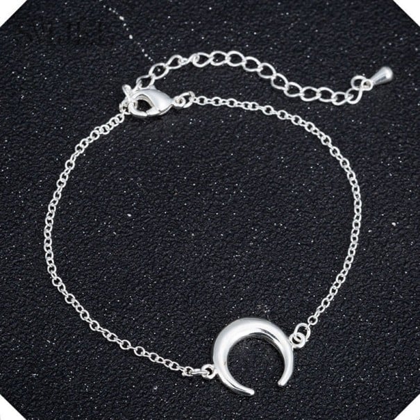 Kedjearmband för kvinnor H454 silver 11