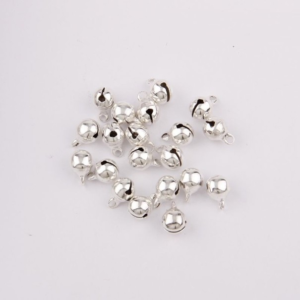 Kelloja 30 kpl hopeinen 6 mm