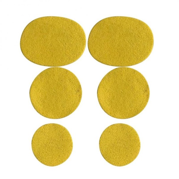 Kengänkorjauspaikat 6 kpl Z219 keltainen