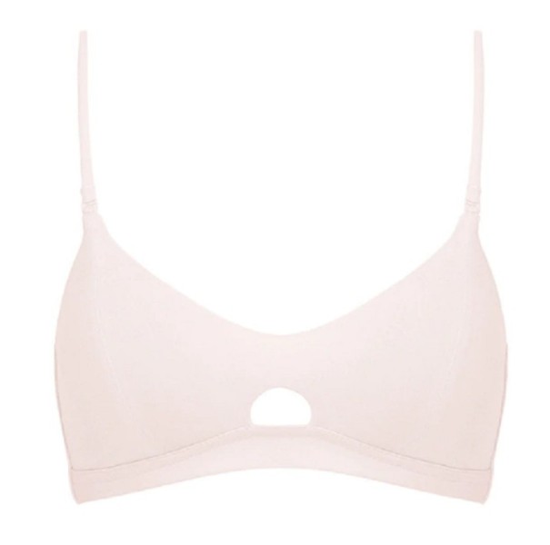 Kényelmes női melltartó J2792 világos rózsaszín L