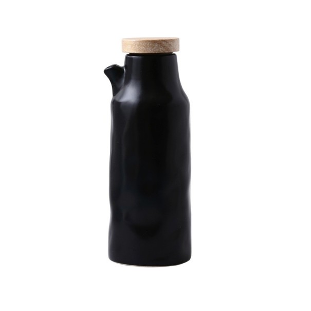 Keramická fľaša na olej biela