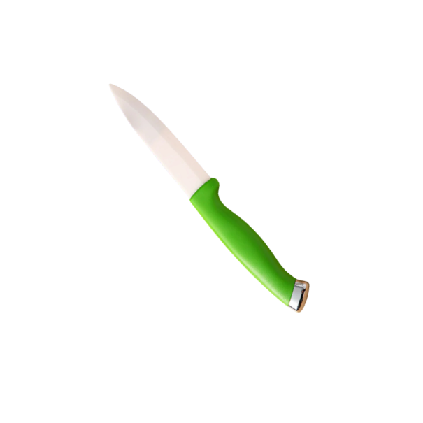 Keramický kuchyňský nůž s bílou čepelí 10,2 cm Keramická čepel Zelený Červený kuchyňský nůž Kuchyňské doplňky zelená