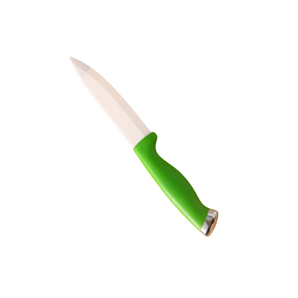 Keramický kuchyňský nůž s bílou čepelí 12,7 cm Keramická čepel Červený Zelený nůž Kuchyňské doplňky zelená