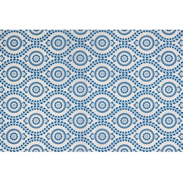 Keramický přenosový papír pod glazurou 53x37 cm s kruhovým ornamentálním vzorem vysokoteplotní tradiční papír pro dekoraci keramiky 1