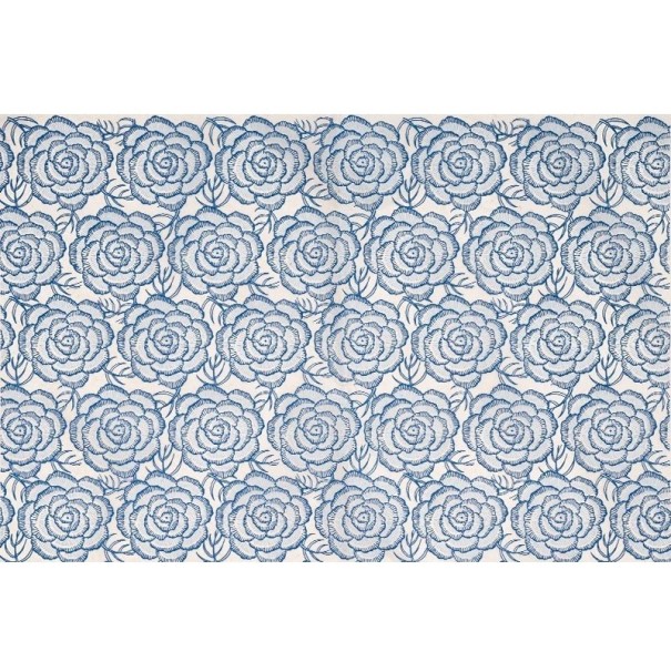Keramický přenosový papír pod glazurou 53x37 cm se vzorem růží vysokoteplotní tradiční papír pro dekoraci a obtisky keramiky 1
