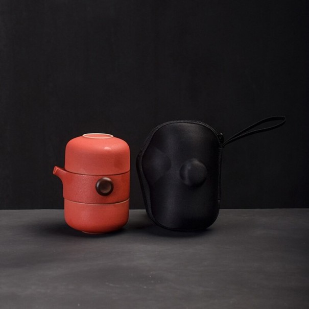 Κεραμική τσαγιέρα 3 τεμ C110 κόκκινο