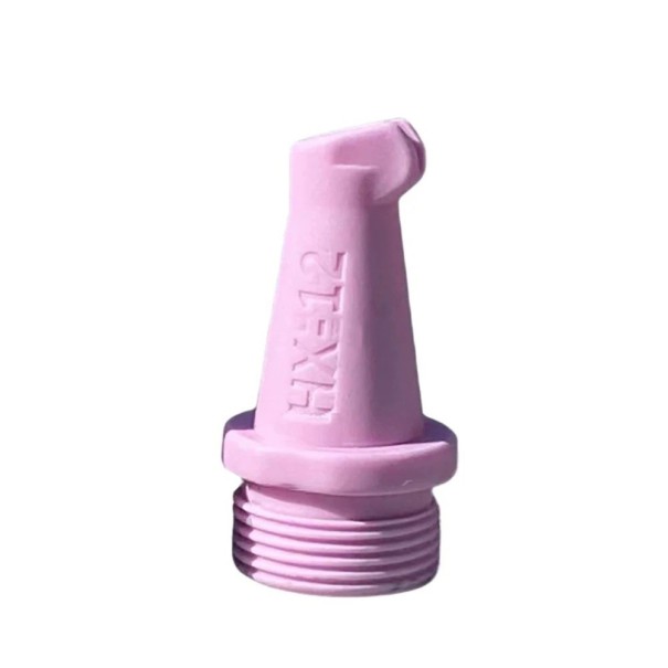 Keramische Düse mit Schutznetz für das Gartennebelbewässerungssystem 35 mm M16x1,0 Öffnung 1,2 mm rosa zur Bewässerung