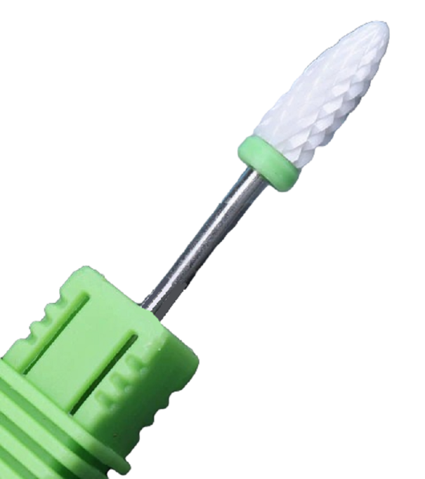 Keramische manicure-cutter kegel T824 groen