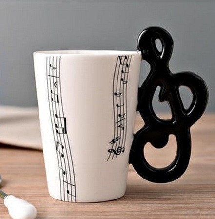 Keramische muziekmok J681 2