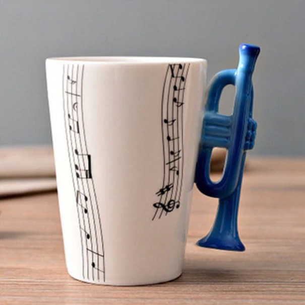 Keramisk musikkrus J681 4