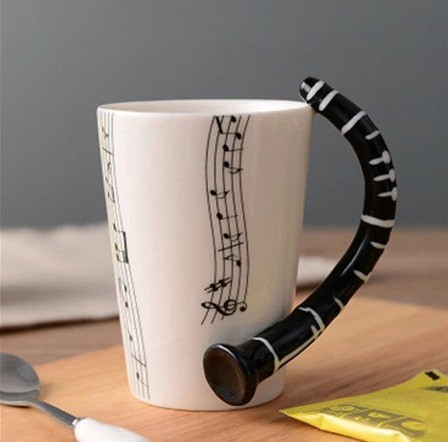 Keramisk musikkrus J681 5
