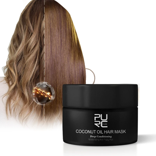 Keratin hårmaske 50 ml Intensiv regenerering af skadet hår med kollagen Glat og skinnende udseende Næring og strukturgendannelse 1