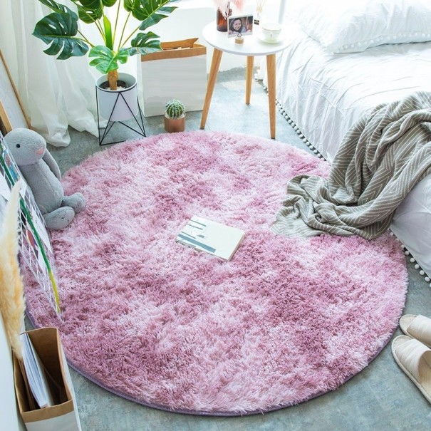 Kerek szőnyeg 160 cm rózsaszín