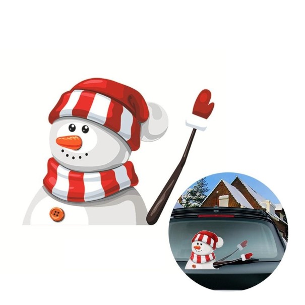 Kerst auto sticker 4