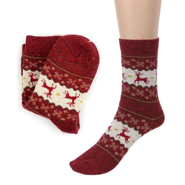 Kerst damessokken kaki