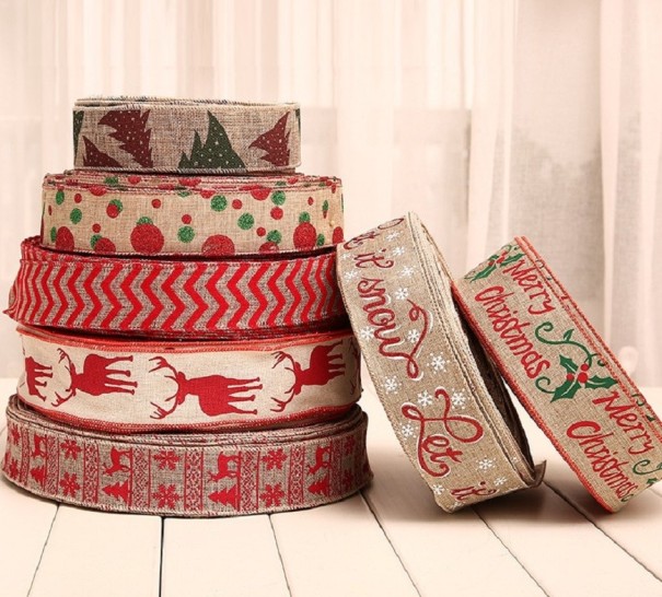 Kerst decoratief lint
