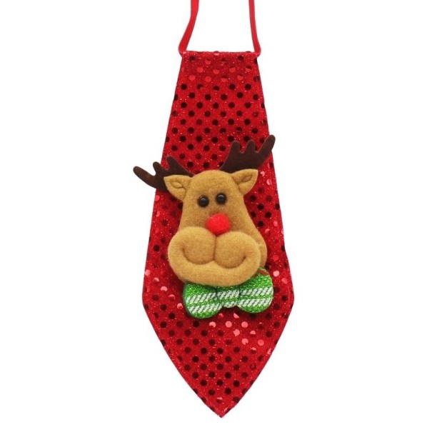 Kerst decoratieve stropdas rood